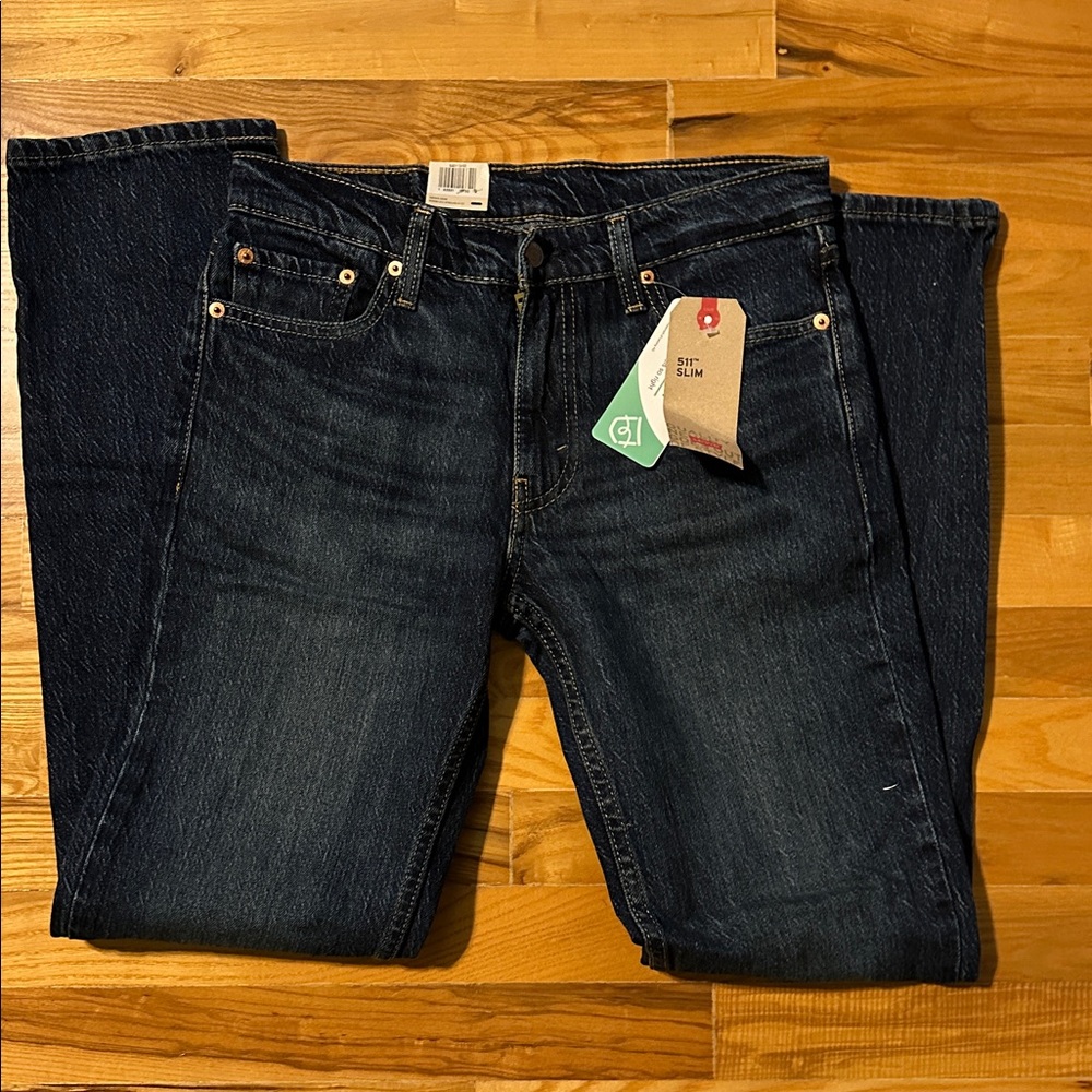 Levi's Men's Slim Jeans - Dark Blue